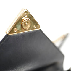 Prada Saffiano Leather Shoulder Bag Black