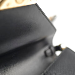 Prada Saffiano Leather Shoulder Bag Black