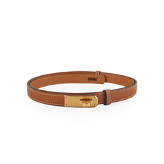 Hermes Kelly 18 Epsom Gold Belt