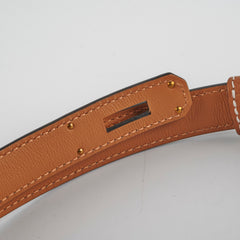 Hermes Kelly 18 Epsom Gold Belt