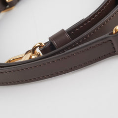 Louis Vuitton 16MM Epi Ebene Adjustable Shoulder Strap