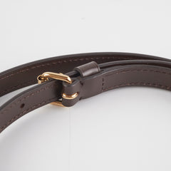 Louis Vuitton 16MM Epi Ebene Adjustable Shoulder Strap
