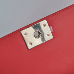 Chanel Old Medium Boy Coral Pink