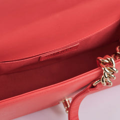 Chanel Old Medium Boy Coral Pink