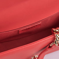 Chanel Old Medium Boy Coral Pink