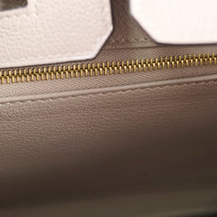 Hermes Birkin 25 Gris Ashphalt Novillo Stamp Y