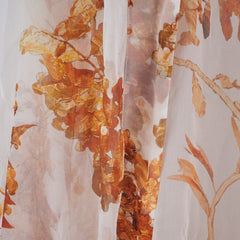 Chanel Floral Size 34 Paris-Athens Silk Baroque Pattern Kimono Jacket