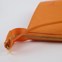 Louis Vuitton Epi Pochette Orange