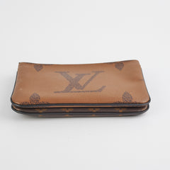 Louis Vuitton Monogram Reverse Double Zip Pochette