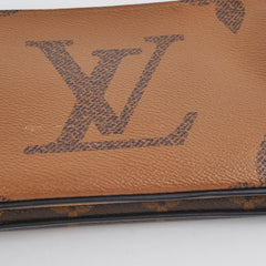 Louis Vuitton Monogram Reverse Double Zip Pochette