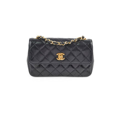 Chanel Vintage Matelasse Lambskin Bag Black