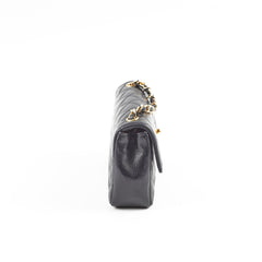 Chanel Vintage Matelasse Lambskin Bag Black