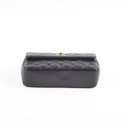 Chanel Vintage Matelasse Lambskin Bag Black