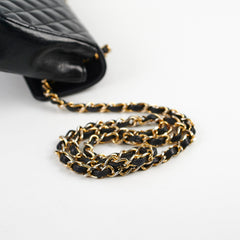 Chanel Vintage Matelasse Lambskin Bag Black