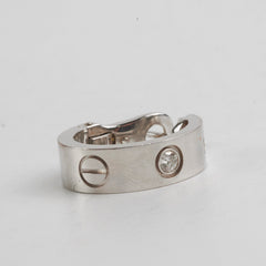 Cartier Love White Gold 2 Diamond Earrings