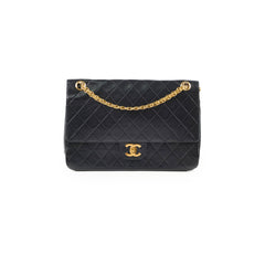 Chanel Medium Vintage Classic Double Flap Lambskin Black