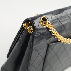 Chanel Medium Vintage Classic Double Flap Lambskin Black