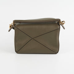 Loewe Mini Puzzle Calfskin Khaki