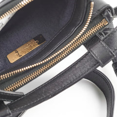 Chanel Lambskin Mania Waist Belt Black
