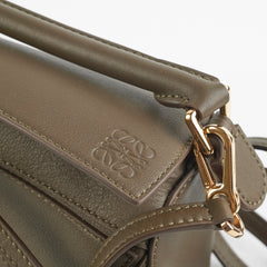 Loewe Mini Puzzle Calfskin Khaki