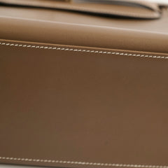 Hermes Kelly 28 Tadelakt Etoupe Stamp A