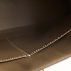 Hermes Kelly 28 Tadelakt Etoupe Stamp A