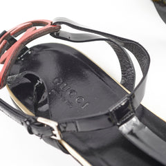 Gucci Vernice Soft GG Sandal 38