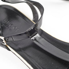 Gucci Vernice Soft GG Sandal 38
