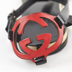 Gucci Vernice Soft GG Sandal 38