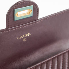 Chanel Reissue Long Wallet Burgundy