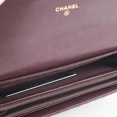 Chanel Reissue Long Wallet Burgundy