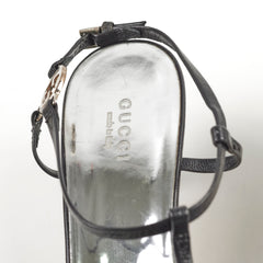 Gucci Kitten Heels Nappa Moorea Nero 38