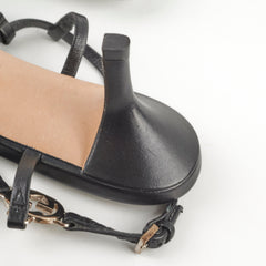 Gucci Kitten Heels Nappa Moorea Nero 38