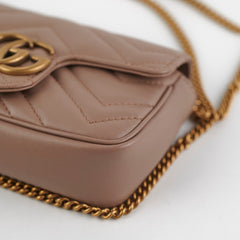 Gucci Super Marmont Pink Crossbody Bag