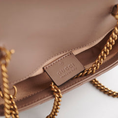 Gucci Super Marmont Pink Crossbody Bag