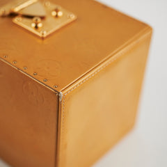 Louis Vuitton Vernis Patent Box Yellow