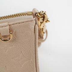 Louis Vuitton Easy Pouch Empreinte Beige