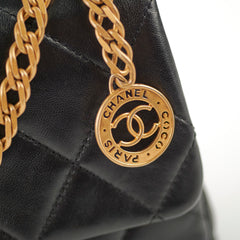 Chanel Seasonal Flap Black Microchip