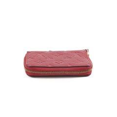 Louis Vuitton Zippy Wallet Empiente Red