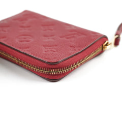 Louis Vuitton Zippy Wallet Empiente Red