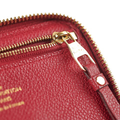 Louis Vuitton Zippy Wallet Empiente Red