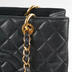 Chanel Caviar Grand Shopping Tote GST Black