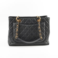 Chanel Caviar Grand Shopping Tote GST Black