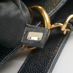 Chanel Caviar Grand Shopping Tote GST Black