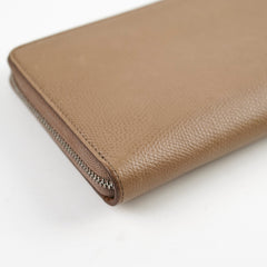 Celine Long Wallet Dark Beige