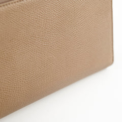 Celine Long Wallet Dark Beige