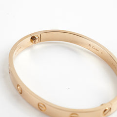Cartier Love Bracelet Size 17 Yellow Gold 2021