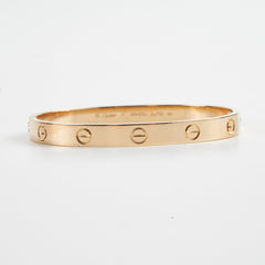 Cartier Love Bracelet Size 17 Yellow Gold 2021