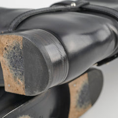 Gucci Knee High Boots Ribot Black 38