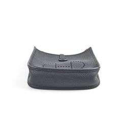 Hermes Mini Evelyn Clemence Black C Stamp